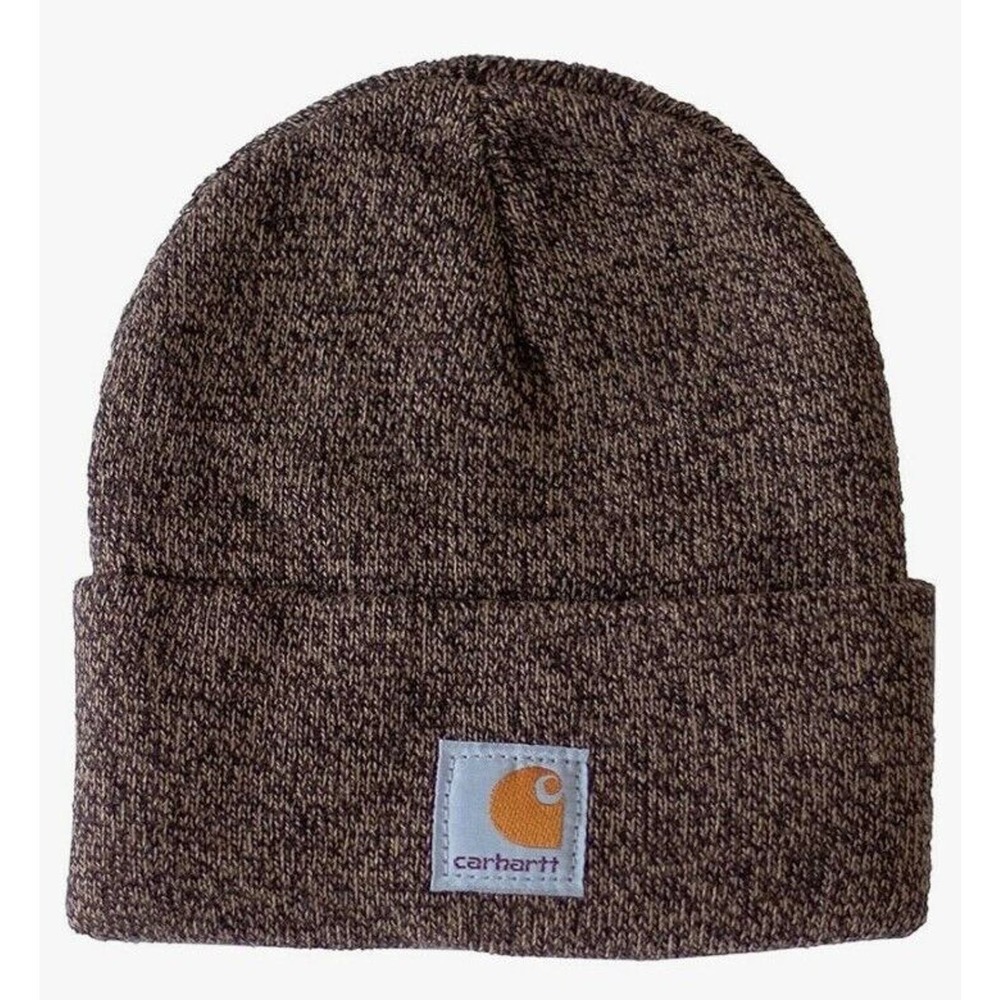 Carhartt youth Knit Beanie in Dark Brown Sandstone
